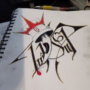 Abstract Crown Art Print